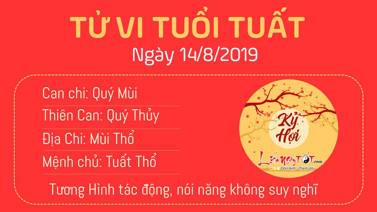 Tử vi thứ 4 ngày 14/8/2019 của 12 con giáp: Mão công việc thuận lợi, Hợi rơi vào tranh đoạt - 10 Tử vi thứ 4 ngày 14/8/2019 của 12 con giáp: Mão công việc thuận lợi, Hợi rơi vào tranh đoạt - 10