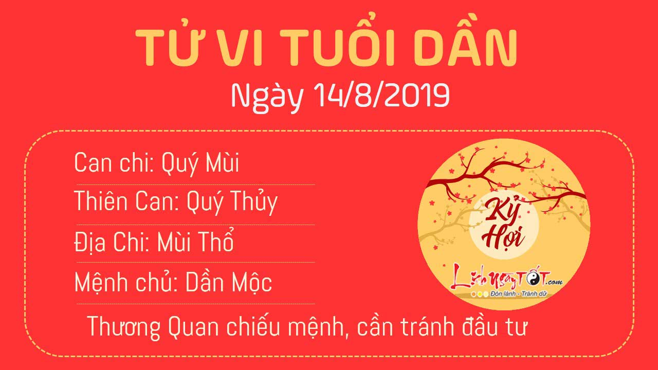 Tử vi thứ 4 ngày 14/8/2019 của 12 con giáp: Mão công việc thuận lợi, Hợi rơi vào tranh đoạt - 2 Tử vi thứ 4 ngày 14/8/2019 của 12 con giáp: Mão công việc thuận lợi, Hợi rơi vào tranh đoạt - 2