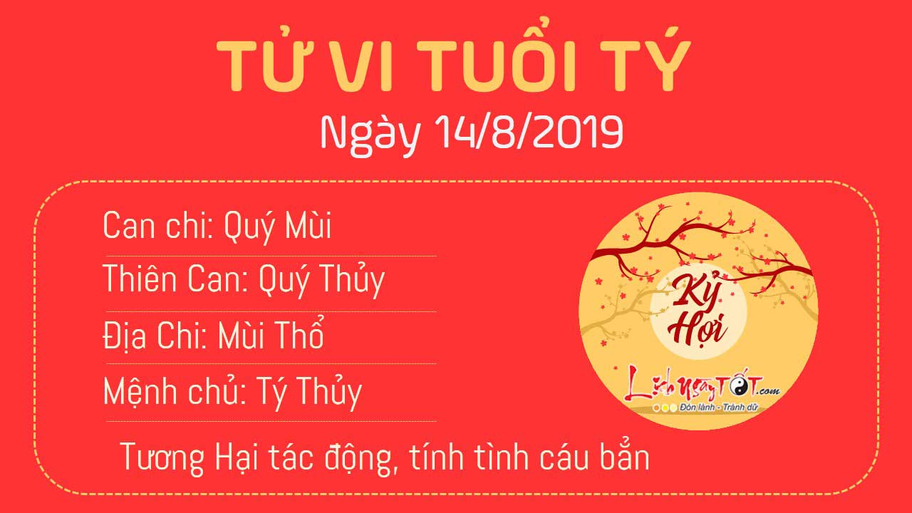 Tử vi thứ 4 ngày 14/8/2019 của 12 con giáp: Mão công việc thuận lợi, Hợi rơi vào tranh đoạt Tử vi thứ 4 ngày 14/8/2019 của 12 con giáp: Mão công việc thuận lợi, Hợi rơi vào tranh đoạt