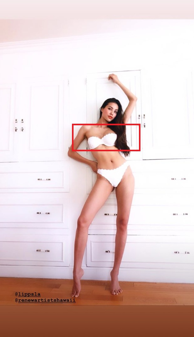 Hoa hậu Phạm Hương diện bikini khoe eo con kiến sau tin sinh con tại Mỹ, nhưng vòng 1 'bên đầy bên vơi' lại gây chú ý Hoa hậu Phạm Hương diện bikini khoe eo con kiến sau tin sinh con tại Mỹ, nhưng vòng 1 'bên đầy bên vơi' lại gây chú ý