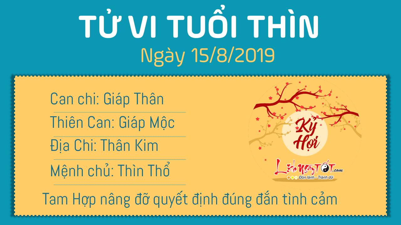Tử vi Thứ 5 ngày 15/8/2019 của 12 con giáp: Sửu túi tiền rủng rỉnh, Mão gặp sự cố - 4 Tử vi Thứ 5 ngày 15/8/2019 của 12 con giáp: Sửu túi tiền rủng rỉnh, Mão gặp sự cố - 4