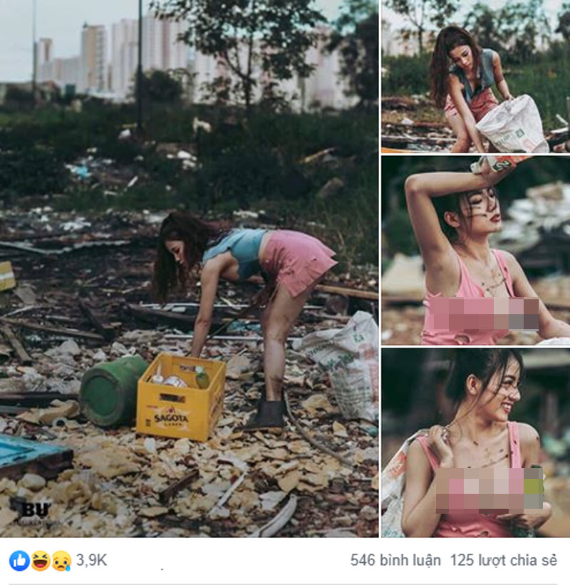 'Nữ chủ tịch' giả nghèo đi nhặt rác được dân mạng chú ý vì quá sexy, gợi cảm 'Nữ chủ tịch' giả nghèo đi nhặt rác được dân mạng chú ý vì quá sexy, gợi cảm
