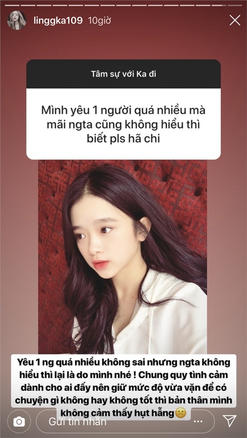 Giữa 'bão' Goo Hye Sun ly hôn, Linh Ka có lời khuyên cho fan về chuyện tình yêu cực 'triết lý' - 2 Giữa 'bão' Goo Hye Sun ly hôn, Linh Ka có lời khuyên cho fan về chuyện tình yêu cực 'triết lý' - 2