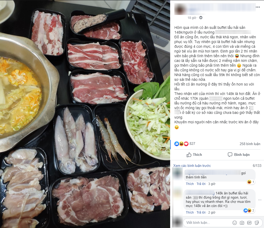 Ăn buffet hải sản 148k nhưng gọi lượt 2 bị tính thêm tiền, cô nàng đăng đàn khiến dân mạng chia phe tranh cãi kịch liệt Ăn buffet hải sản 148k nhưng gọi lượt 2 bị tính thêm tiền, cô nàng đăng đàn khiến dân mạng chia phe tranh cãi kịch liệt