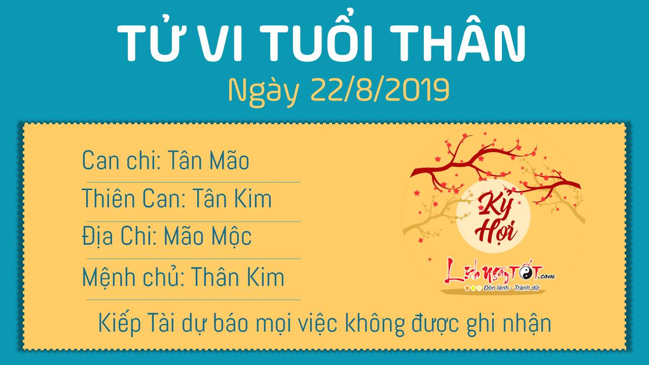 Tử vi thứ 5 ngày 22/8/2019 của 12 con giáp: Mão tài lộc dồi dào, Dậu tiến thoái lưỡng nan - 8 Tử vi thứ 5 ngày 22/8/2019 của 12 con giáp: Mão tài lộc dồi dào, Dậu tiến thoái lưỡng nan - 8