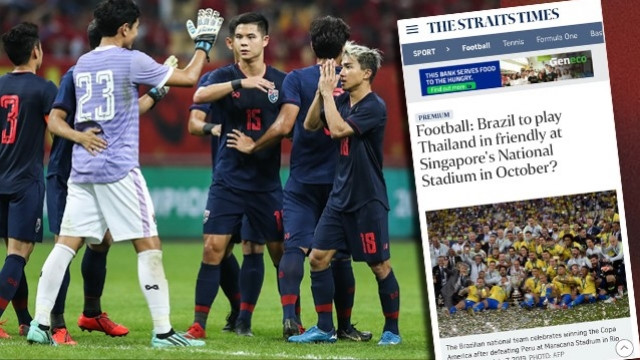 Chủ tịch LĐBĐ Thái Lan xác nhận đang sắp xếp đá giao hữu với Brazil Chủ tịch LĐBĐ Thái Lan xác nhận đang sắp xếp đá giao hữu với Brazil