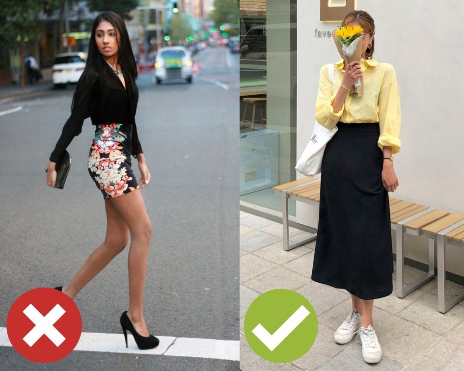 4 lỗi diện chân váy khiến chị em không bị dìm dáng thì trông cũng đến là kém duyên - 2 4 lỗi diện chân váy khiến chị em không bị dìm dáng thì trông cũng đến là kém duyên - 2