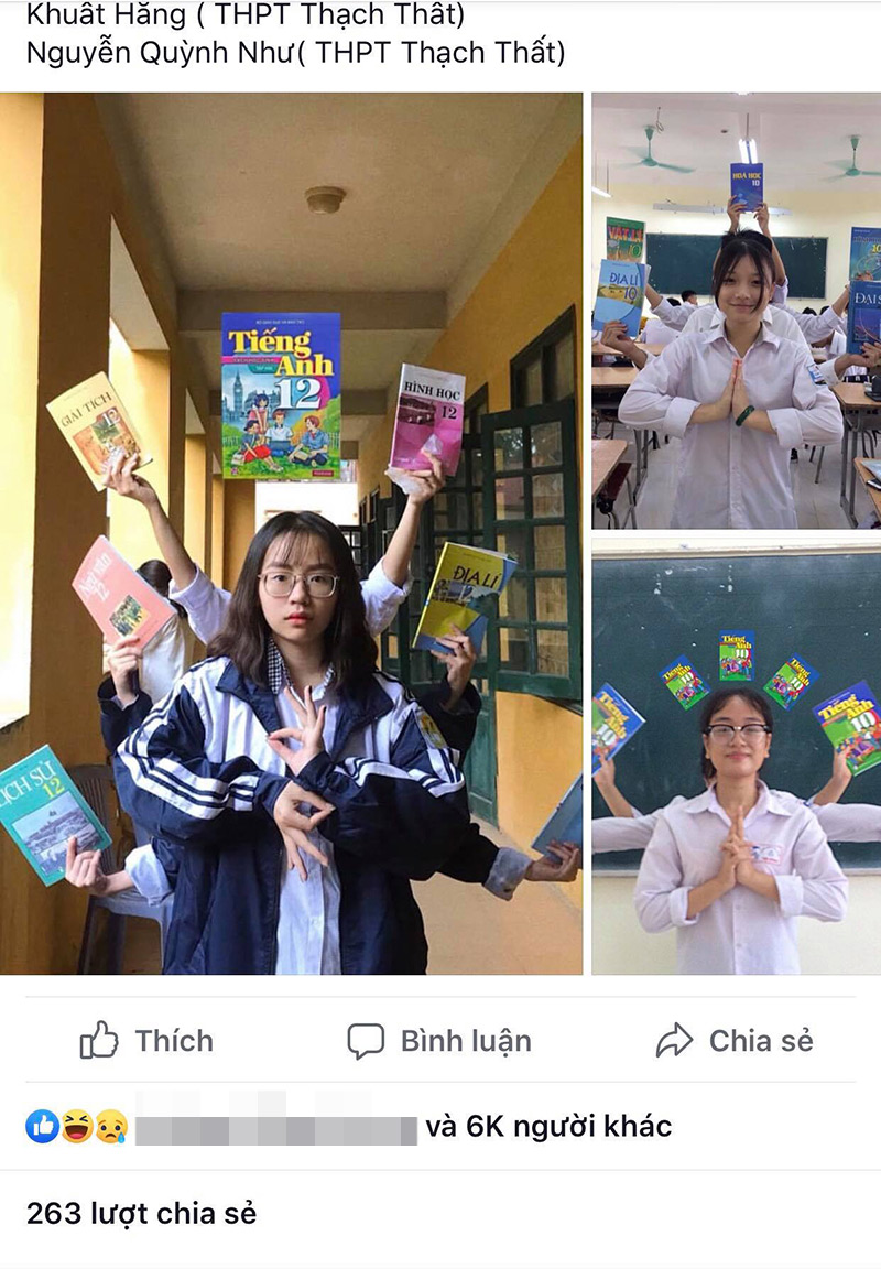 Trend mới đầu năm học: Chụp ảnh "nghìn mắt nghìn tay" bên sách giáo khoa! Trend mới đầu năm học: Chụp ảnh "nghìn mắt nghìn tay" bên sách giáo khoa!