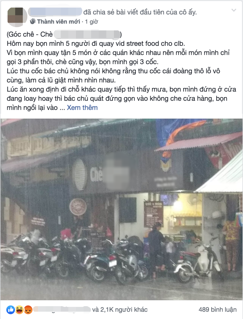 Đi ăn chè nổi tiếng phố cổ, nhóm bạn bị đuổi thẳng vì '5 người gọi 3 cốc' nhưng diễn biến sau đó mới thật bất ngờ Đi ăn chè nổi tiếng phố cổ, nhóm bạn bị đuổi thẳng vì '5 người gọi 3 cốc' nhưng diễn biến sau đó mới thật bất ngờ