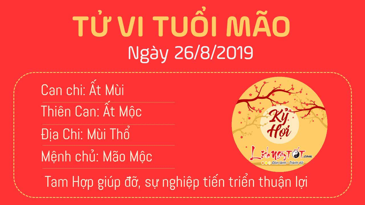 Tử vi thứ 2 ngày 26/8/2019 của 12 con giáp: Mão sự nghiệp tiến triển, Sửu gặp rắc rối - 3 Tử vi thứ 2 ngày 26/8/2019 của 12 con giáp: Mão sự nghiệp tiến triển, Sửu gặp rắc rối - 3