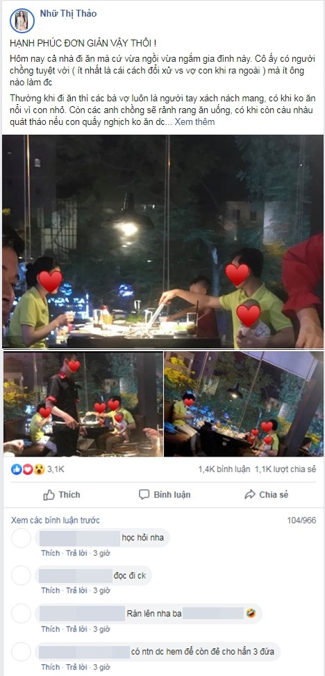 Cô vợ khiến cả nhà hàng ngưỡng mộ vì cưới được ông chồng đảm đang, một tay chăm cả 2 đứa con cho vợ ngồi thảnh thơi xơi nước Cô vợ khiến cả nhà hàng ngưỡng mộ vì cưới được ông chồng đảm đang, một tay chăm cả 2 đứa con cho vợ ngồi thảnh thơi xơi nước