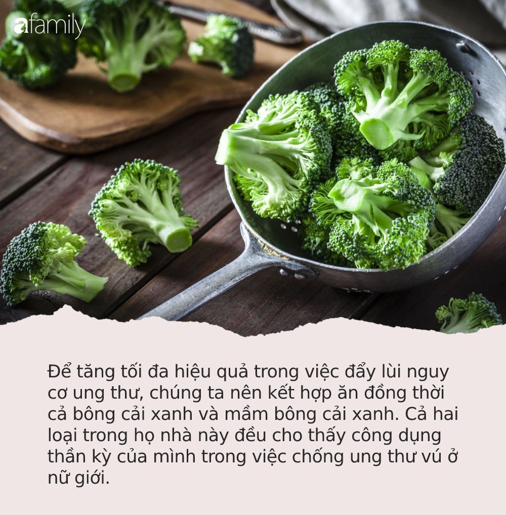 Ăn bông cải xanh theo cách này hàng ngày, không loại ung thư nào dám 'bén mảng' đến gần bạn Ăn bông cải xanh theo cách này hàng ngày, không loại ung thư nào dám 'bén mảng' đến gần bạn