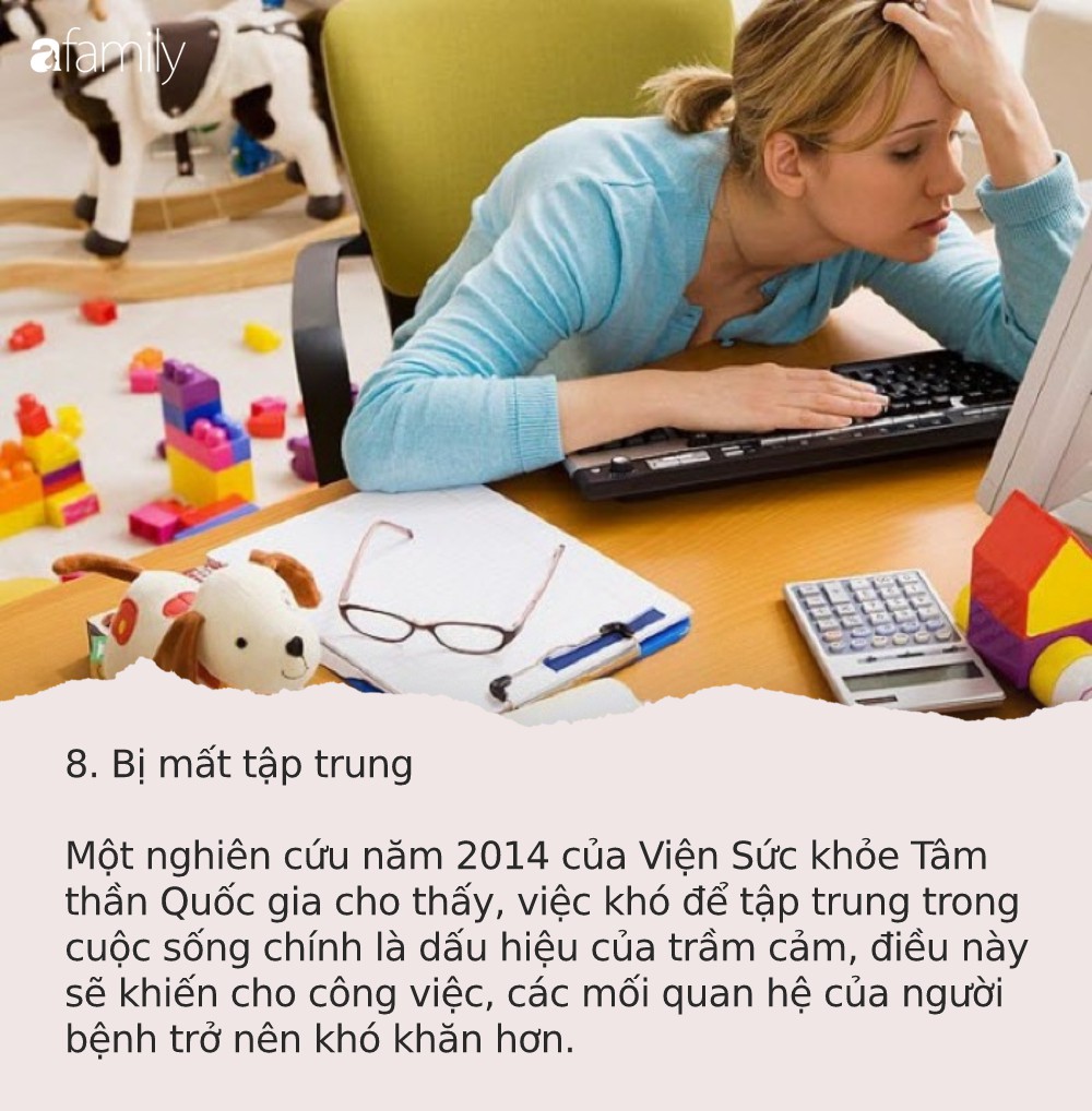 Mỗi năm có 40.000 người Việt tự tử vì trầm cảm: 9 dấu hiệu cảnh báo bệnh mà bạn cũng không thể ngờ tới - 7 Mỗi năm có 40.000 người Việt tự tử vì trầm cảm: 9 dấu hiệu cảnh báo bệnh mà bạn cũng không thể ngờ tới - 7