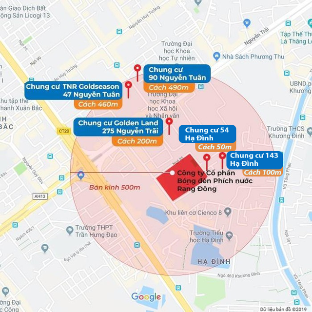 Hà Nội: Điểm danh các chung cư có nguy cơ ô nhiễm quanh nhà máy Rạng Đông - 1 Hà Nội: Điểm danh các chung cư có nguy cơ ô nhiễm quanh nhà máy Rạng Đông - 1