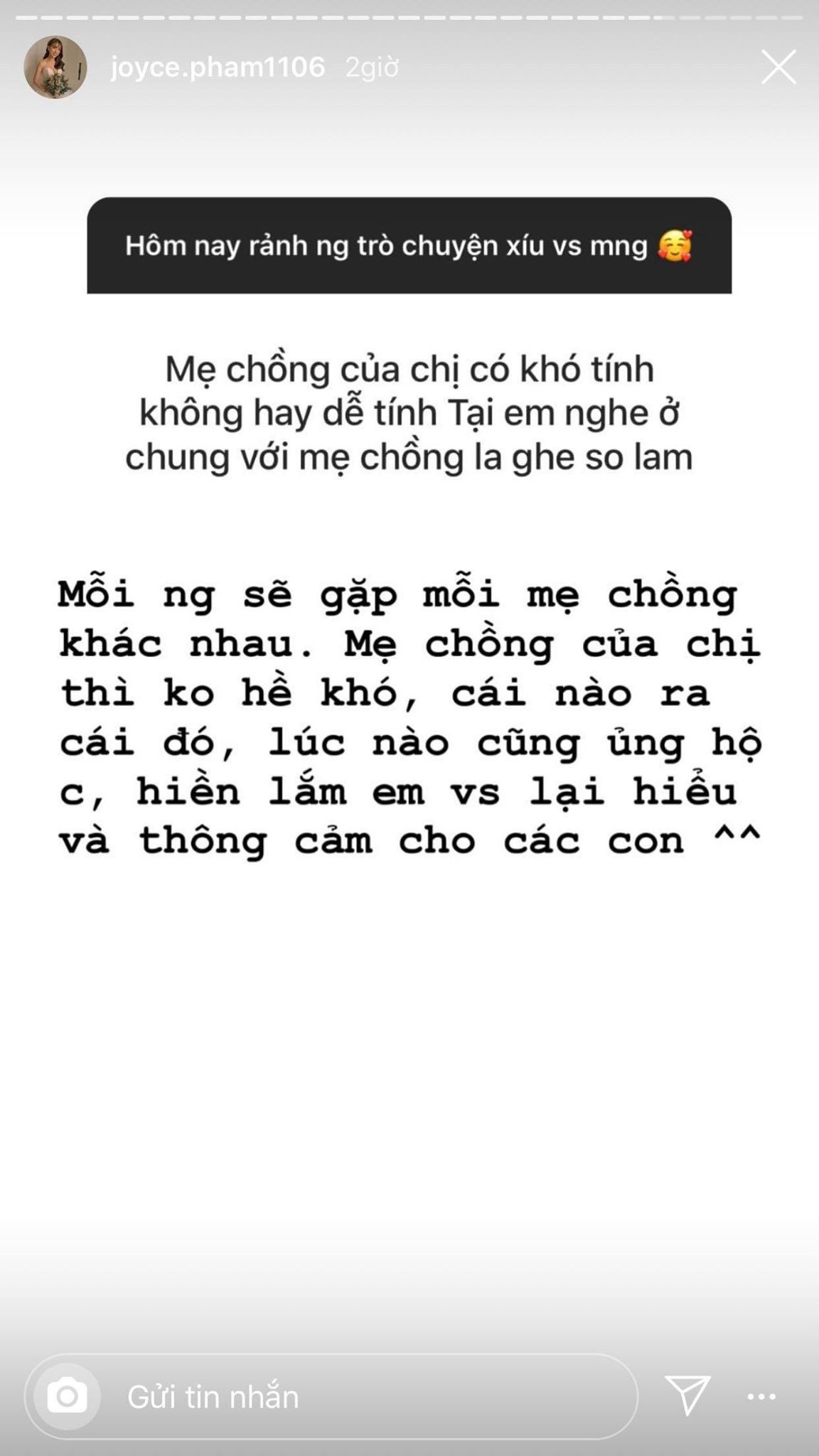Con gái Minh Nhựa bất ngờ chia sẻ về mẹ chồng ngày đầu làm dâu, úp mở khi được hỏi 'Có phải cưới chạy bầu?' - 10 Con gái Minh Nhựa bất ngờ chia sẻ về mẹ chồng ngày đầu làm dâu, úp mở khi được hỏi 'Có phải cưới chạy bầu?' - 10