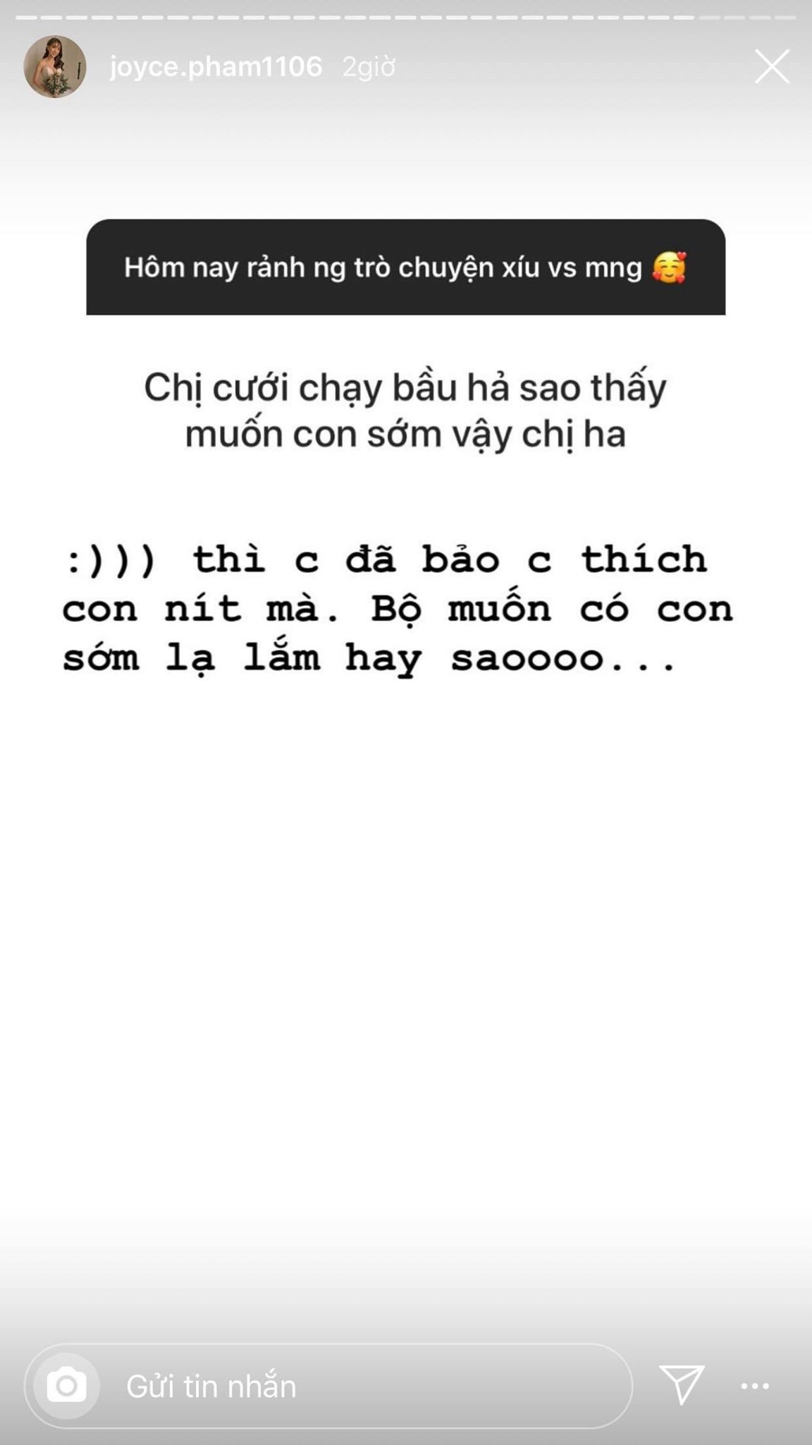 Con gái Minh Nhựa bất ngờ chia sẻ về mẹ chồng ngày đầu làm dâu, úp mở khi được hỏi 'Có phải cưới chạy bầu?' - 6 Con gái Minh Nhựa bất ngờ chia sẻ về mẹ chồng ngày đầu làm dâu, úp mở khi được hỏi 'Có phải cưới chạy bầu?' - 6