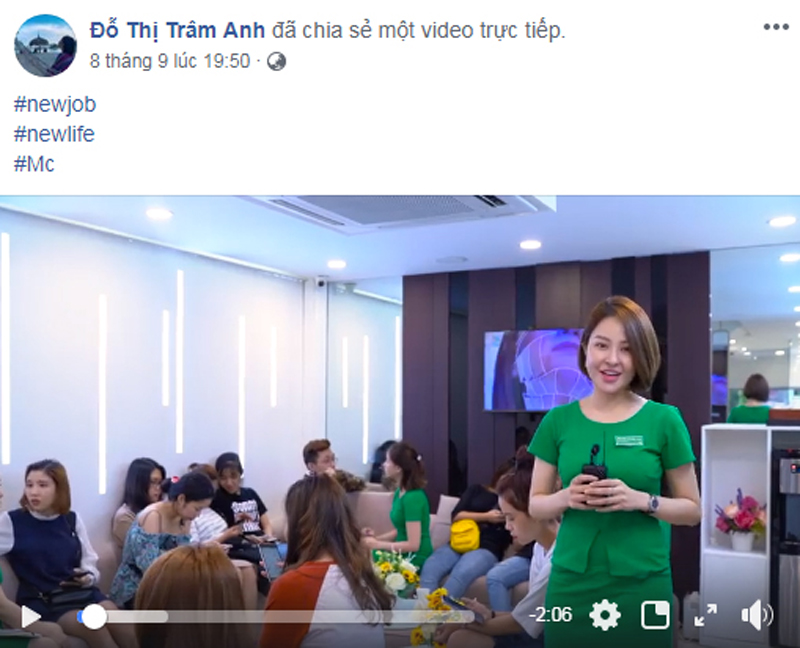 Trở lại showbiz Việt sau một loạt những lùm xùm tai tiếng, Trâm Anh bất ngờ chuyển hướng sang làm MC - 2 Trở lại showbiz Việt sau một loạt những lùm xùm tai tiếng, Trâm Anh bất ngờ chuyển hướng sang làm MC - 2