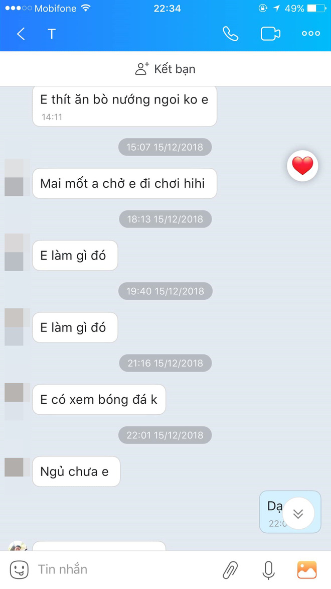 Chàng trai vàng trong làng làm quen, kiên nhẫn nhắn tin suốt 8 tháng ròng rã dù cô gái chỉ trả lời 1 lần - 8 Chàng trai vàng trong làng làm quen, kiên nhẫn nhắn tin suốt 8 tháng ròng rã dù cô gái chỉ trả lời 1 lần - 8