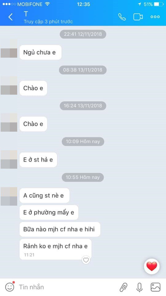 Chàng trai vàng trong làng làm quen, kiên nhẫn nhắn tin suốt 8 tháng ròng rã dù cô gái chỉ trả lời 1 lần - 4 Chàng trai vàng trong làng làm quen, kiên nhẫn nhắn tin suốt 8 tháng ròng rã dù cô gái chỉ trả lời 1 lần - 4
