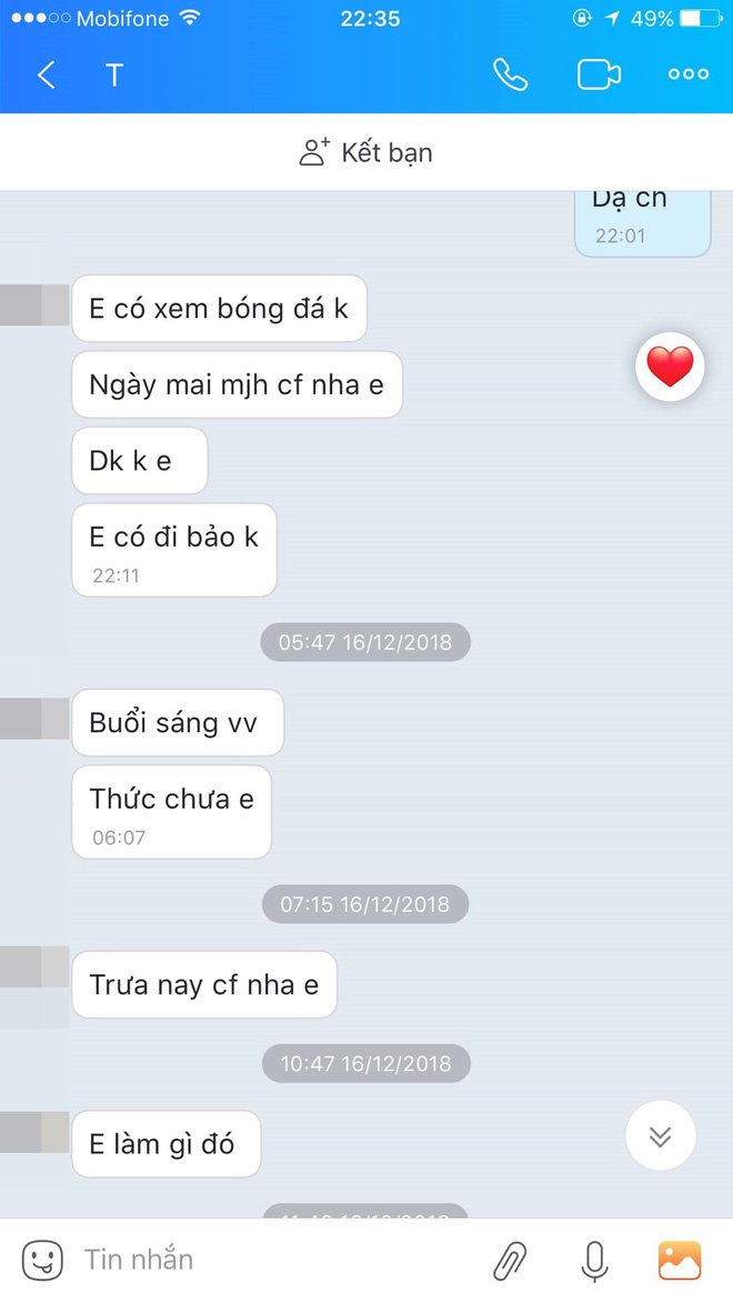 Chàng trai vàng trong làng làm quen, kiên nhẫn nhắn tin suốt 8 tháng ròng rã dù cô gái chỉ trả lời 1 lần - 6 Chàng trai vàng trong làng làm quen, kiên nhẫn nhắn tin suốt 8 tháng ròng rã dù cô gái chỉ trả lời 1 lần - 6