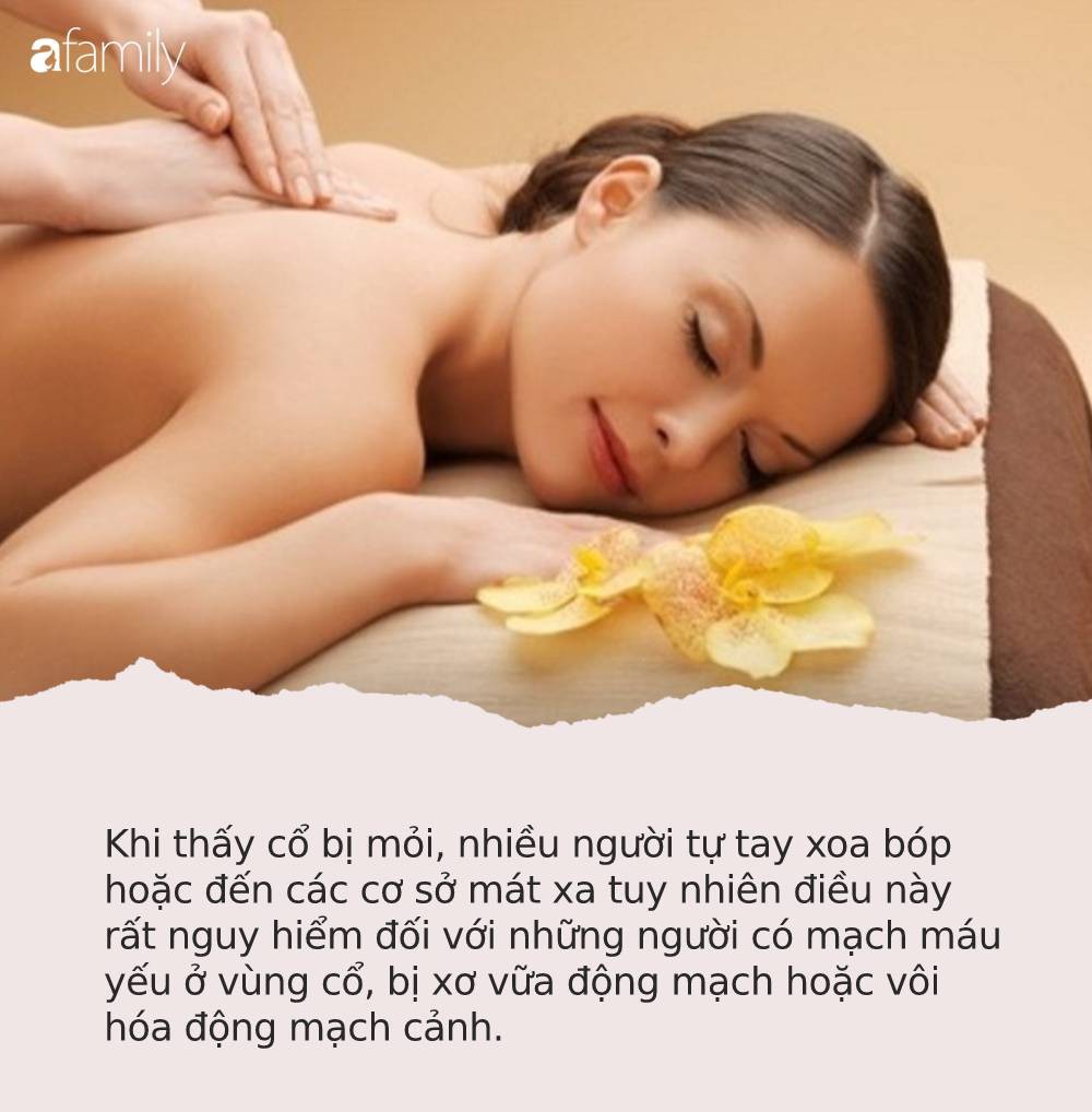 Đột quỵ sau khi mát-xa cổ vai gáy: Bác sĩ chỉ ra 4 đối tượng cần tránh thư giãn theo cách này kẻo mất mạng trong tích tắc - 2 Đột quỵ sau khi mát-xa cổ vai gáy: Bác sĩ chỉ ra 4 đối tượng cần tránh thư giãn theo cách này kẻo mất mạng trong tích tắc - 2