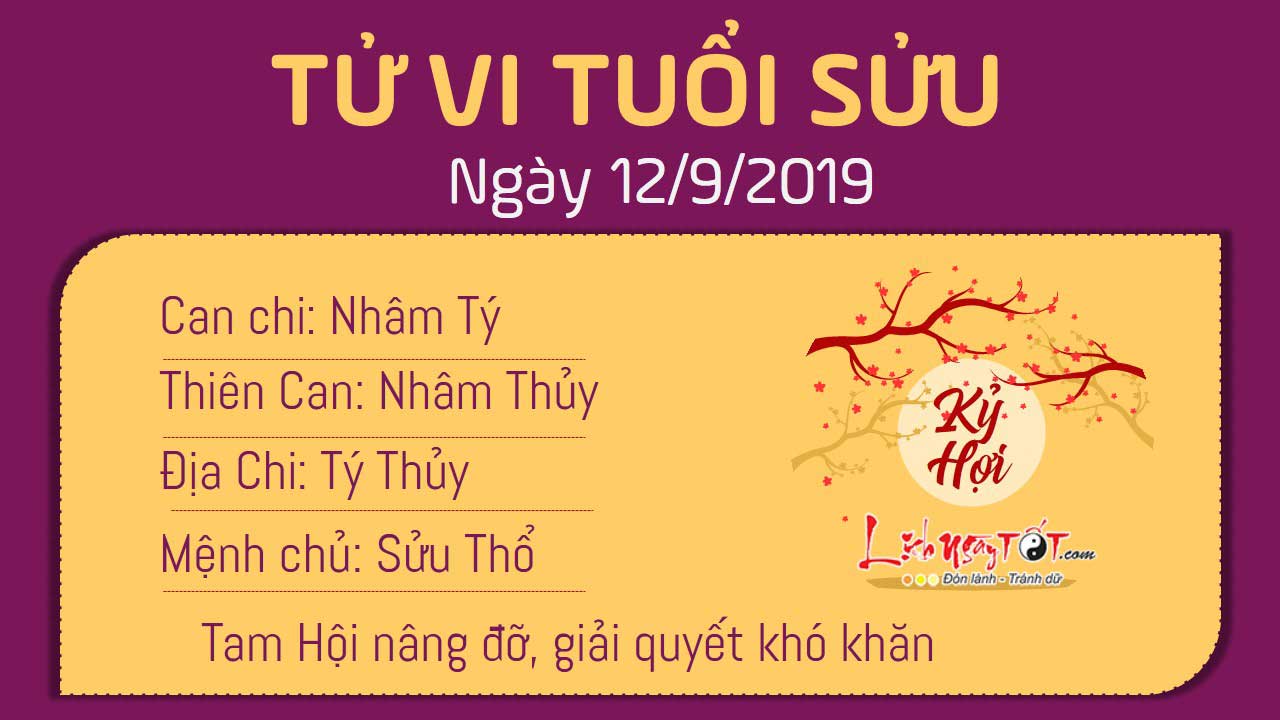 Tử vi thứ 5 ngày 12/9/2019 của 12 con giáp: Dần được Thần Tài chiếu mệnh, Tý gặp nhiều lời chỉ trích - 1 Tử vi thứ 5 ngày 12/9/2019 của 12 con giáp: Dần được Thần Tài chiếu mệnh, Tý gặp nhiều lời chỉ trích - 1