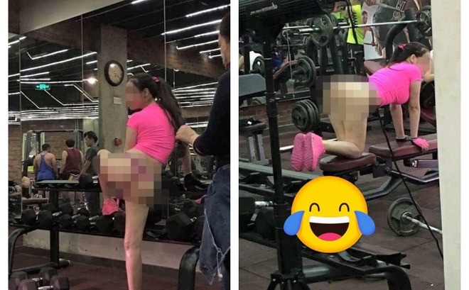 Bước vào phòng tập gym, cô gái khiến tất cả 'đỏ mặt' vì trang phục quá hớ hênh của mình Bước vào phòng tập gym, cô gái khiến tất cả 'đỏ mặt' vì trang phục quá hớ hênh của mình