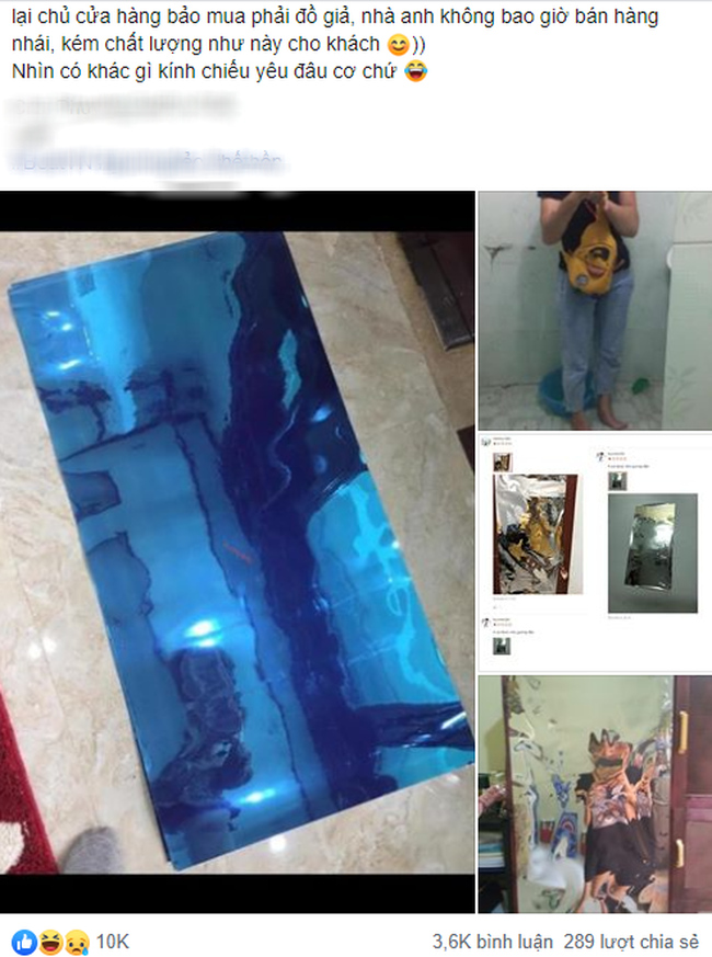 Hí hửng mua 'gương thần thánh' để có thể đẹp toàn thân mọi lúc mọi nơi, cô gái trẻ cay đắng khi nhận được sản phẩm chẳng khác nào 'kính chiếu yêu' Hí hửng mua 'gương thần thánh' để có thể đẹp toàn thân mọi lúc mọi nơi, cô gái trẻ cay đắng khi nhận được sản phẩm chẳng khác nào 'kính chiếu yêu'