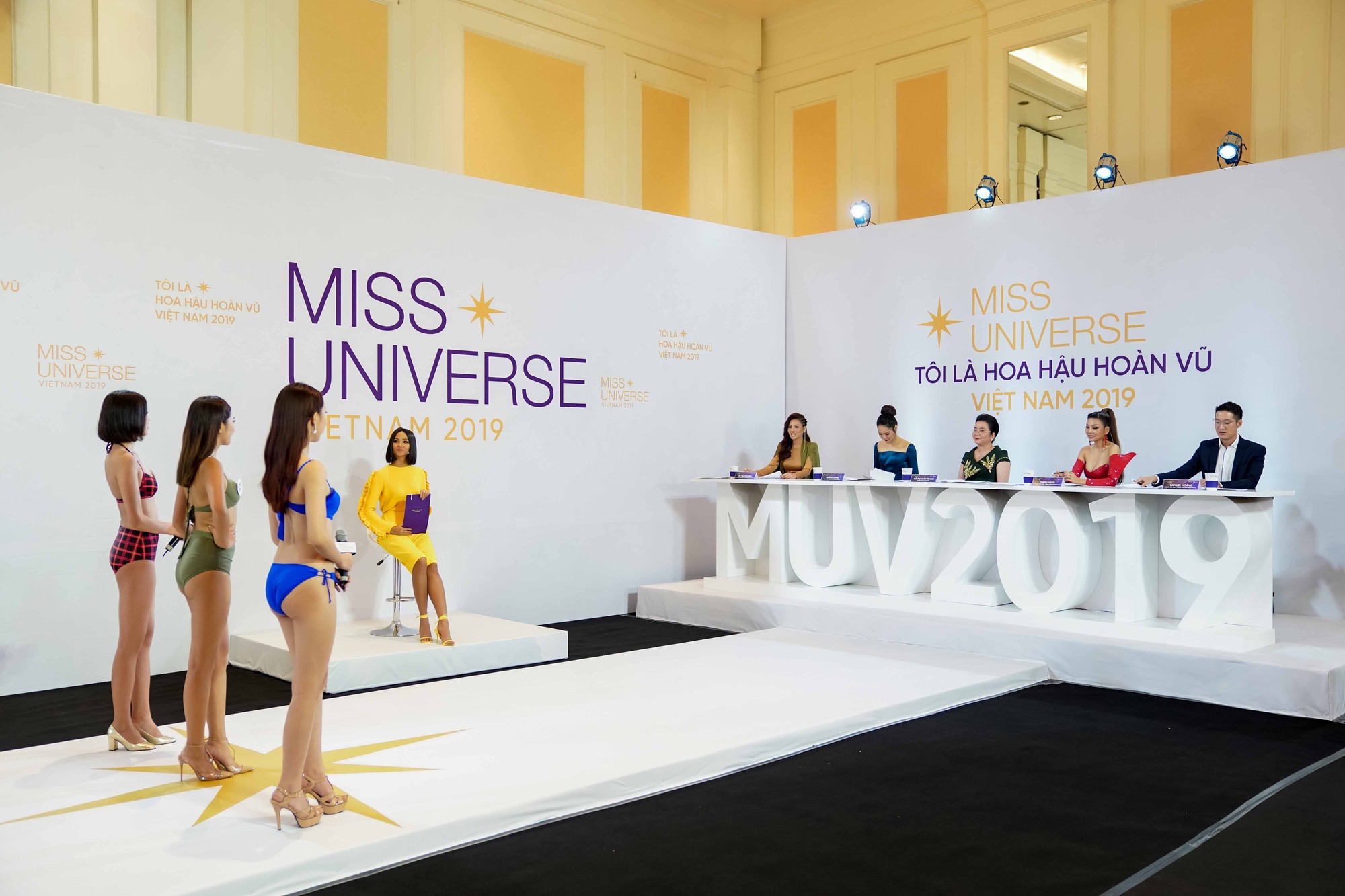 Dàn thí sinh vòng sơ khảo phía Bắc cuộc thi Hoa hậu Hoàn vũ Việt Nam 2019 trình diễn bikini - 3 Dàn thí sinh vòng sơ khảo phía Bắc cuộc thi Hoa hậu Hoàn vũ Việt Nam 2019 trình diễn bikini - 3