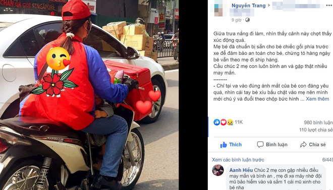 Giữa trưa nắng, nữ shipper kẹp đứa bé trước bụng khiến người phụ nữ đuổi theo bằng được Giữa trưa nắng, nữ shipper kẹp đứa bé trước bụng khiến người phụ nữ đuổi theo bằng được