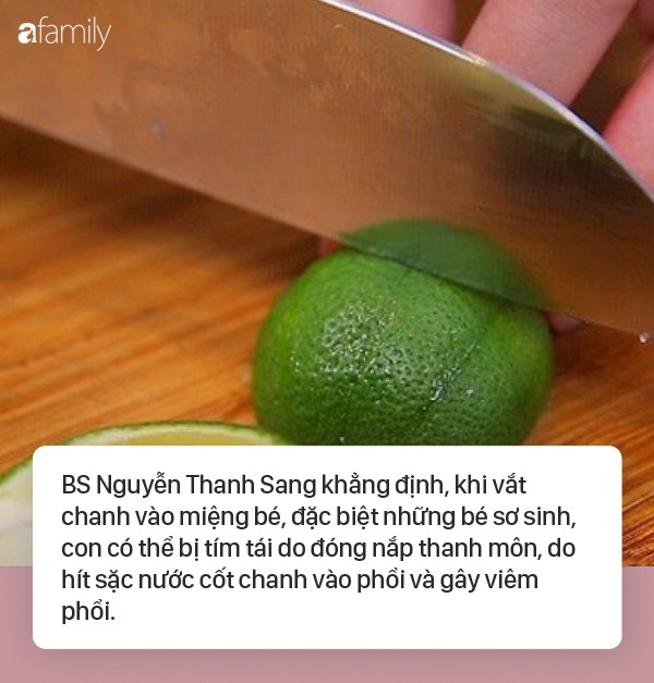 Vắt nước cốt chanh vào miệng trẻ đang sốt và co giật để chữa bệnh: Chuyên gia khẳng định cha mẹ đang làm hại con Vắt nước cốt chanh vào miệng trẻ đang sốt và co giật để chữa bệnh: Chuyên gia khẳng định cha mẹ đang làm hại con