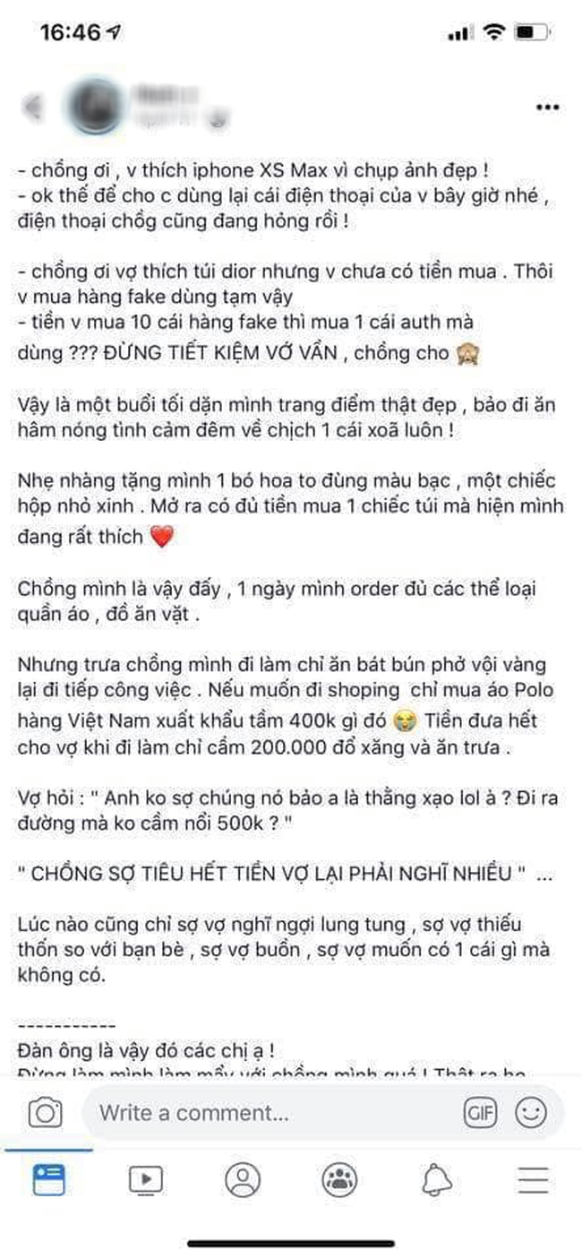 Cô vợ đăng FB khoe chồng hào phóng, ngồi xế hộp, tặng tiền mua túi cứ như mơ, nào ngờ vài ngày sau bộ mặt thật ông chồng bị bóc khiến dân mạng tặng một 'rổ' mỉa mai - 2 Cô vợ đăng FB khoe chồng hào phóng, ngồi xế hộp, tặng tiền mua túi cứ như mơ, nào ngờ vài ngày sau bộ mặt thật ông chồng bị bóc khiến dân mạng tặng một 'rổ' mỉa mai - 2
