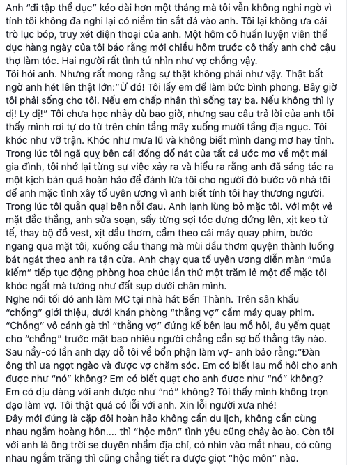 NS Xuân Hương 'xuất bản' chương 4 tiết lộ chuyện giữa MC Thanh Bạch và anh thợ cắt tóc, từng bị chồng cũ tuyên bố: Tôi lấy em để làm bức bình phong - 1 NS Xuân Hương 'xuất bản' chương 4 tiết lộ chuyện giữa MC Thanh Bạch và anh thợ cắt tóc, từng bị chồng cũ tuyên bố: Tôi lấy em để làm bức bình phong - 1