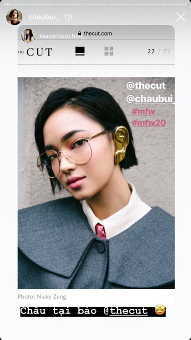 Vừa lập kỷ lục ngồi front row loạt show 'khủng', Châu Bùi còn lọt top street style của 5 web thời trang đình đám - 8 Vừa lập kỷ lục ngồi front row loạt show 'khủng', Châu Bùi còn lọt top street style của 5 web thời trang đình đám - 8