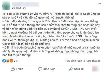 Từ tung tin nhắn nhạy cảm với Erik đến ồn ào tố Đức Phúc vô ơn: 'Cô gái cover' Hương Ly mới debut đã đầy 'phốt' thế này - 10 Từ tung tin nhắn nhạy cảm với Erik đến ồn ào tố Đức Phúc vô ơn: 'Cô gái cover' Hương Ly mới debut đã đầy 'phốt' thế này - 10