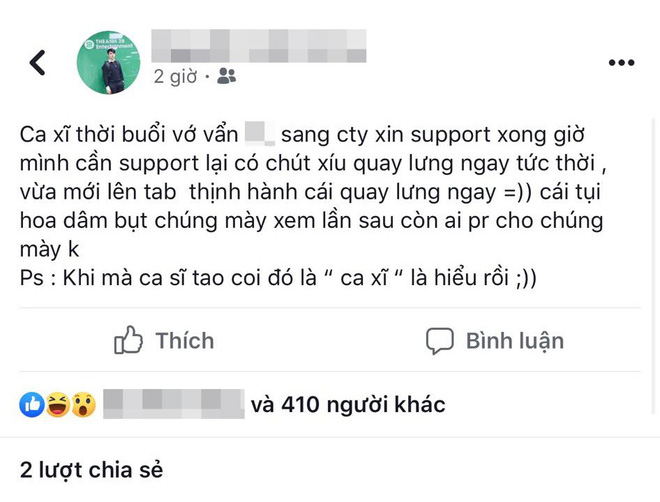 Đại diện ekip Đức Phúc lên tiếng sau khi bị tố 'vô ơn': Vì không đồng ý cho cover nên quản lý Hương Ly mới tỏ thái độ tức giận? Đại diện ekip Đức Phúc lên tiếng sau khi bị tố 'vô ơn': Vì không đồng ý cho cover nên quản lý Hương Ly mới tỏ thái độ tức giận?