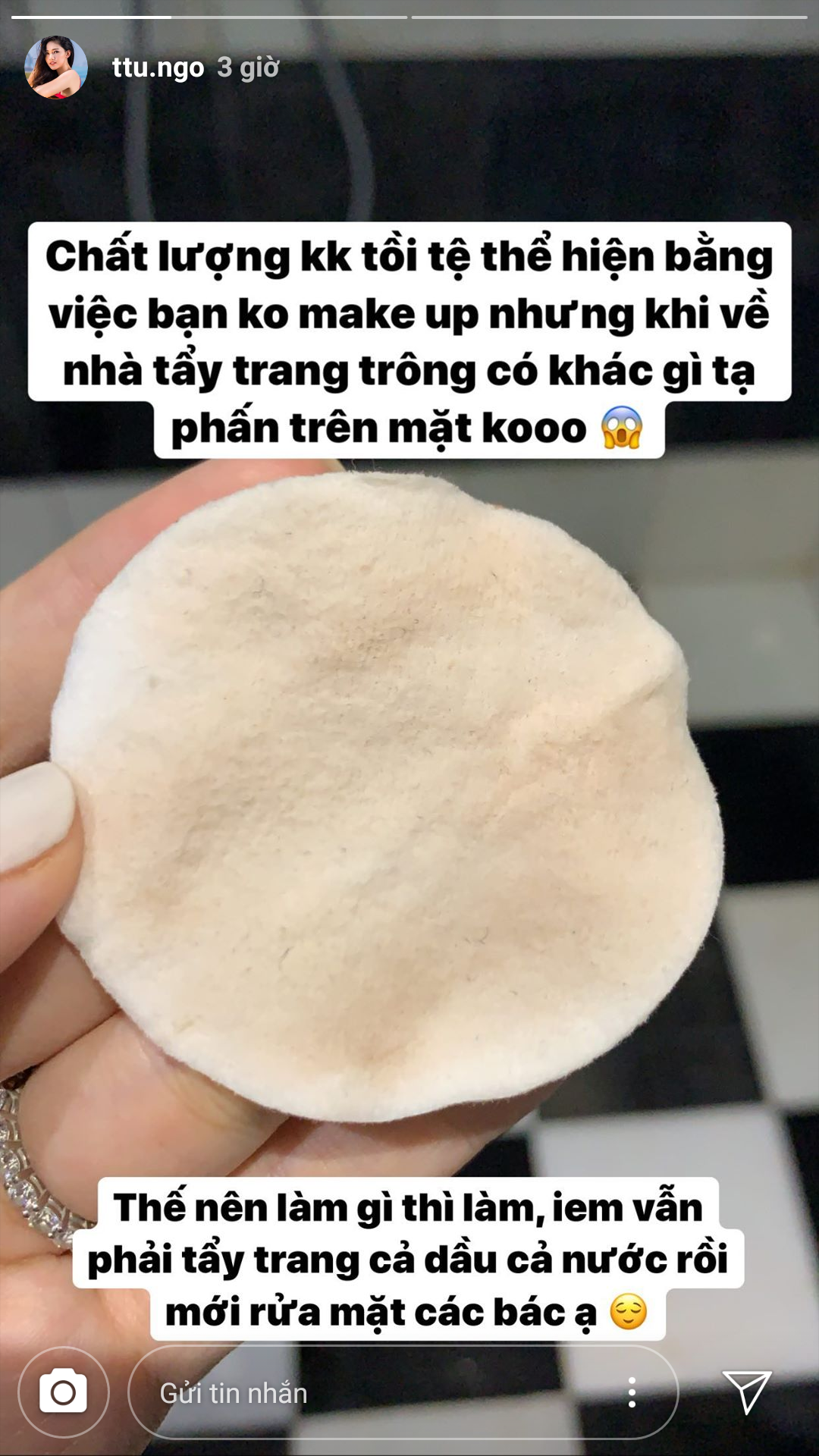 Không makeup thì khỏi cần tẩy trang: Á hậu Thanh Tú sẽ cho bạn biết thói quen này tai hại đến nhường nào - 3 Không makeup thì khỏi cần tẩy trang: Á hậu Thanh Tú sẽ cho bạn biết thói quen này tai hại đến nhường nào - 3