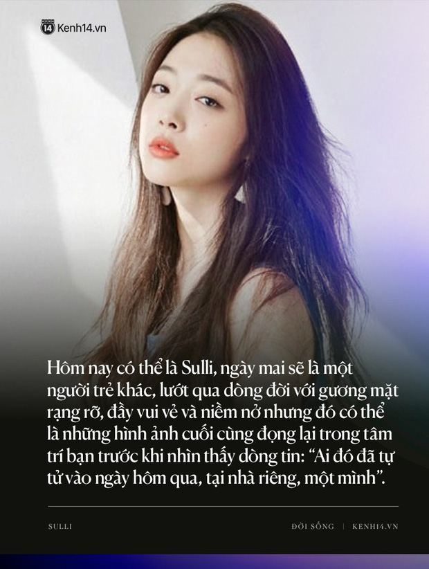 Những nụ cười uất nghẹn nước mắt: Người trẻ như Sulli, tôi ước họ có thể nức nở thành tiếng Những nụ cười uất nghẹn nước mắt: Người trẻ như Sulli, tôi ước họ có thể nức nở thành tiếng