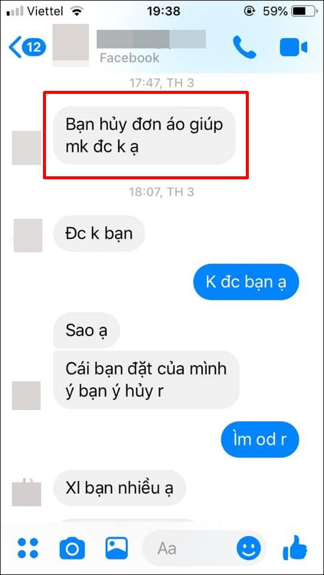 Màn tự biên tự diễn lố bịch của nữ sinh bom hàng: Order quần áo nhưng đến ngày nhận hàng thì 'bố' bỗng nhiên không cho lấy - 1 Màn tự biên tự diễn lố bịch của nữ sinh bom hàng: Order quần áo nhưng đến ngày nhận hàng thì 'bố' bỗng nhiên không cho lấy - 1