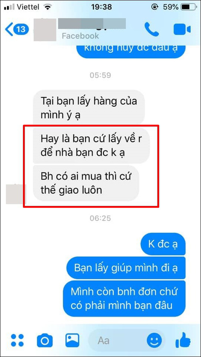Màn tự biên tự diễn lố bịch của nữ sinh bom hàng: Order quần áo nhưng đến ngày nhận hàng thì 'bố' bỗng nhiên không cho lấy - 3 Màn tự biên tự diễn lố bịch của nữ sinh bom hàng: Order quần áo nhưng đến ngày nhận hàng thì 'bố' bỗng nhiên không cho lấy - 3