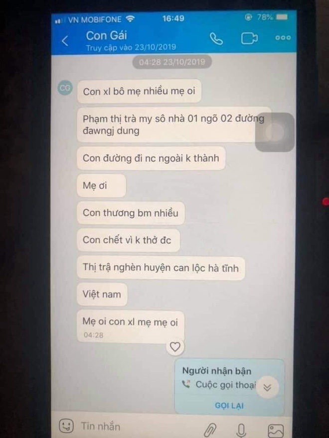 24 gia đình ở Nghệ An và Hà Tĩnh nghi ngờ con em là nạn nhân vụ 39 người chết ở Anh - 3 24 gia đình ở Nghệ An và Hà Tĩnh nghi ngờ con em là nạn nhân vụ 39 người chết ở Anh - 3