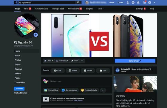 Cách kích hoạt Dark mode trên Chrome và Facebook - 2 Cách kích hoạt Dark mode trên Chrome và Facebook - 2