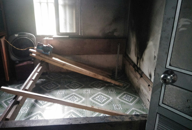 Ám ảnh hiện trường vụ chồng sát hại vợ đang mang thai rồi quấn chăn đốt xác ngay tại nhà - 2 Ám ảnh hiện trường vụ chồng sát hại vợ đang mang thai rồi quấn chăn đốt xác ngay tại nhà - 2
