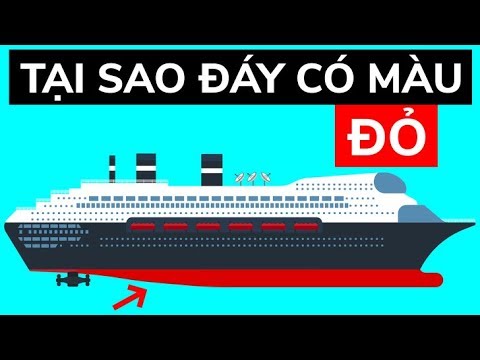Tại sao rất nhiều tàu thuyền đều sơn màu đỏ phần đáy? Tại sao rất nhiều tàu thuyền đều sơn màu đỏ phần đáy?