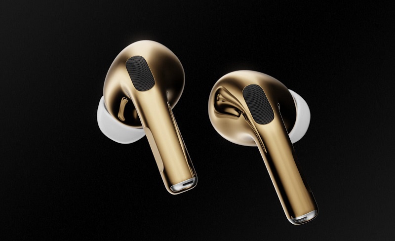 Chiêm ngưỡng AirPods Pro phiên bản 'vàng ròng' với giá hơn 1.57 tỷ đồng - 2 Chiêm ngưỡng AirPods Pro phiên bản 'vàng ròng' với giá hơn 1.57 tỷ đồng - 2