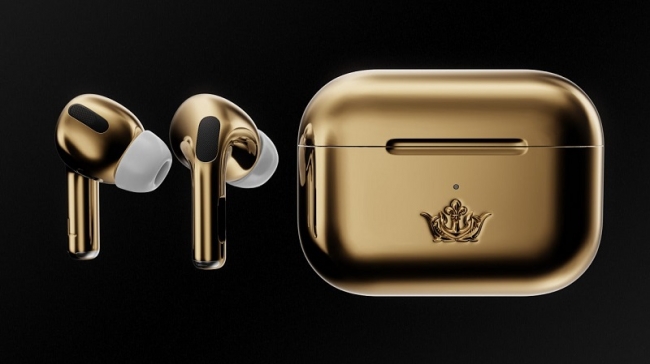 Chiêm ngưỡng AirPods Pro phiên bản 'vàng ròng' với giá hơn 1.57 tỷ đồng Chiêm ngưỡng AirPods Pro phiên bản 'vàng ròng' với giá hơn 1.57 tỷ đồng