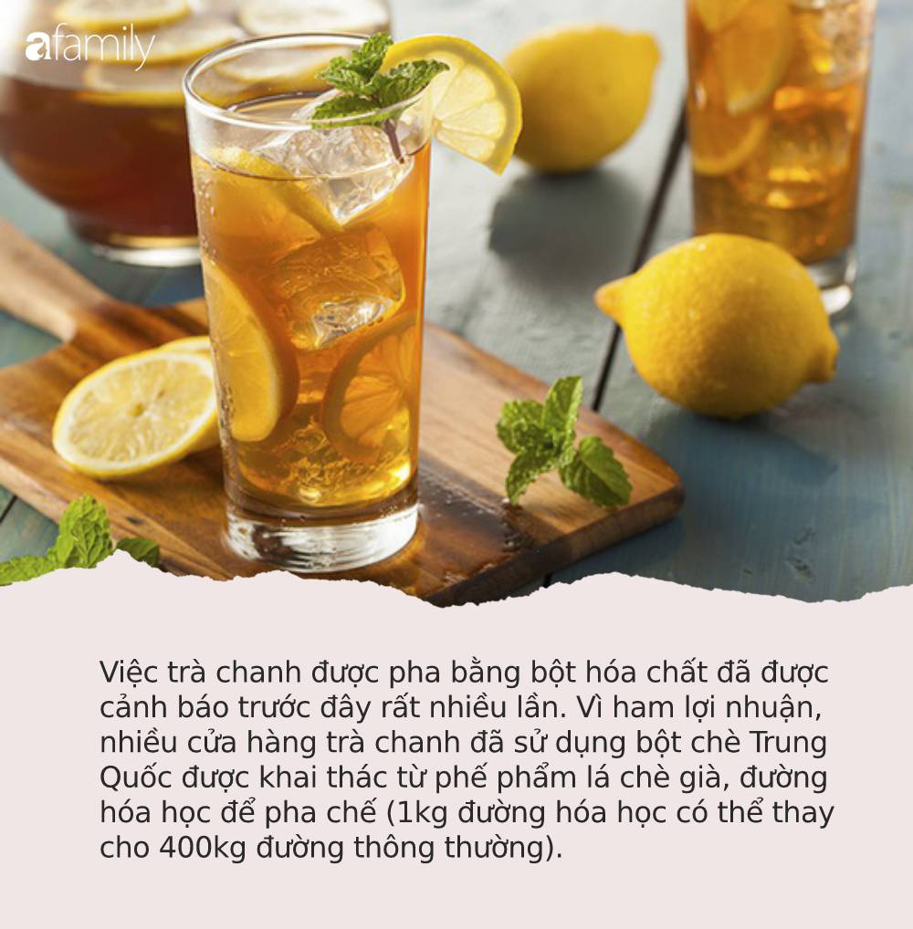 Trà chanh, trà quất 10k/cốc: Cẩn thận kẻo rước họa nhiễm độc mãn tính - 4 Trà chanh, trà quất 10k/cốc: Cẩn thận kẻo rước họa nhiễm độc mãn tính - 4