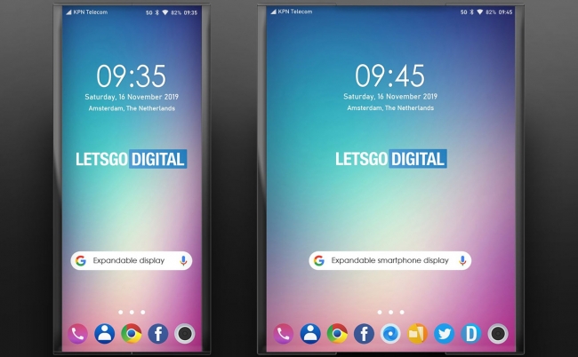 LG đăng ký bằng sáng chế điện thoại có khả năng kéo ra thu lại màn hình LG đăng ký bằng sáng chế điện thoại có khả năng kéo ra thu lại màn hình