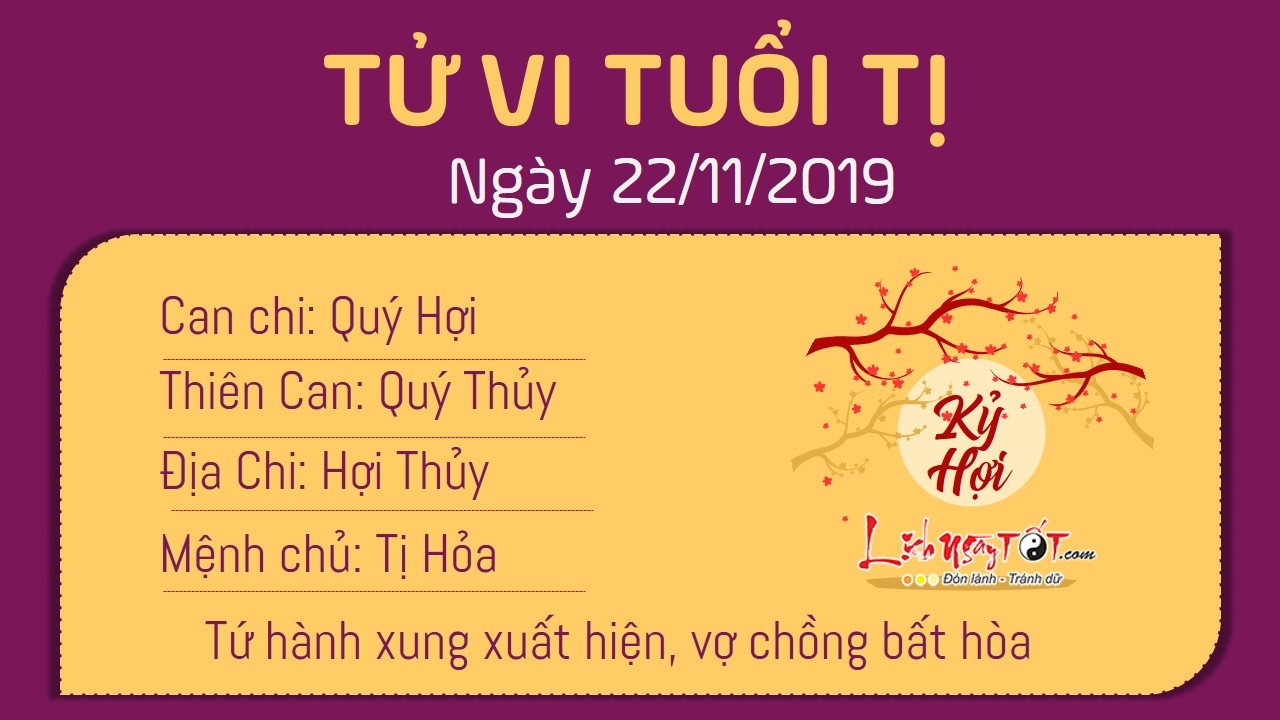 Tử vi thứ 6 ngày 22/11/2019 của 12 con giáp: Tý tình cảm tốt đẹp, Sửu bị Thiên Quan ngáng đường - 5 Tử vi thứ 6 ngày 22/11/2019 của 12 con giáp: Tý tình cảm tốt đẹp, Sửu bị Thiên Quan ngáng đường - 5