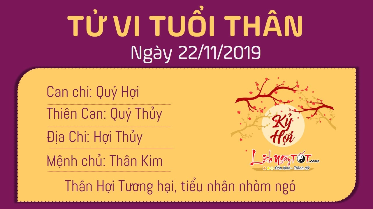 Tử vi thứ 6 ngày 22/11/2019 của 12 con giáp: Tý tình cảm tốt đẹp, Sửu bị Thiên Quan ngáng đường - 8 Tử vi thứ 6 ngày 22/11/2019 của 12 con giáp: Tý tình cảm tốt đẹp, Sửu bị Thiên Quan ngáng đường - 8